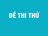Đề thi tin học 6